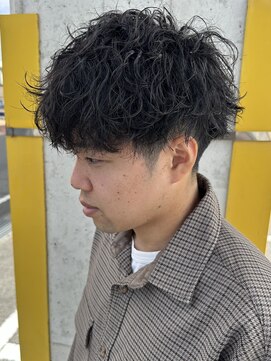 ニアウ 太田店(Niau) マッシュ波巻きスパイラルパーマクリームパーマ刈り上げマッシュ