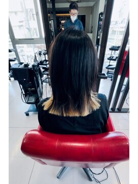 ラグーンヘアー(Lagoon hair) インナーブリーチ♪♪