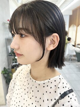 ネオリーブカフ 鶴ヶ峰店(Neolive caff) 顔周りカット+顔周り縮毛矯正