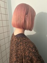 ローエ バイ デコ(Rohe by DECO)&nbsp;【kira】コーラルピンク /丸みボブ/ブリーチ2回～