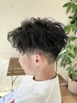 ニコ カシェート 狭山市東口店(nico-cachette)&nbsp;メンズショート×ゆる巻ソフトツイストスパイラルパーマ