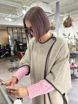 フー(fu.) くすみピンクボブ