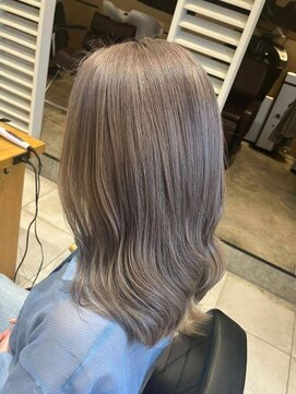 アース 一宮店(HAIR & MAKE EARTH) 白髪ぼかしカラー/シルバーグレージュ