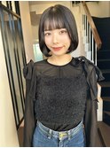 内巻きボブ