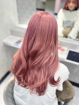 ジーナ 名駅(XENA.) 《Rena》ハイトーンピンク/ミルキーピンク/ブリーチカラー