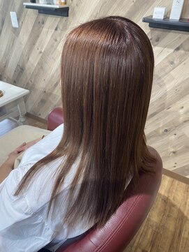 ルネッサンスヘアー ラファエロ(RAFFAELLO) 艶々グレーカラー　モーヴピンク　艶カラー　艶髪ロング