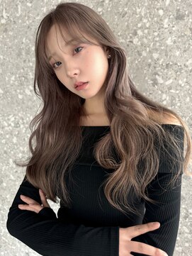 サンクマーケット 渋谷(cinq MARKET) 初めてのダブルカラーに人気のミルクティーベージュカラー