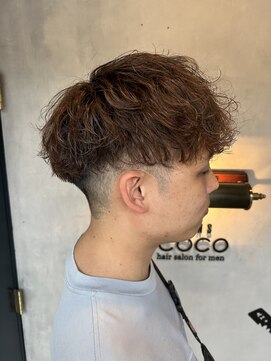 メンズココ 清澄白河店(MENS COCO) 無造作パーマ刈り上げマッシュツーブロック