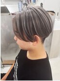 メンズハイライトバレイヤージュメッシュ