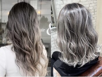 アンド(&)の写真/バレイヤージュ・エアタッチ・ブリーチカラーはお任せください！透明感×立体感をプラスしたオシャレカラー