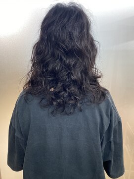 ラウンジ モリオ イケブクロ(Lounge MORIO Ikebukuro) 【morio池袋】〓黒髪ミディアムウルフ・ナチュラルウェーブ〓