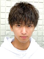 エルマーク 高槻(L-MARK)&nbsp;波巻きパーマ/スパイラルパーマ/メンズ/眉毛/短髪/サーフカール