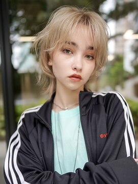 ギークス(GEEKS) 【GEEKS渋谷】シャギーボブ/ハッシュカット/ウルフ/ミルクティー