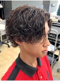 men's/MEN'S/メンズカット/メンズパーマ/郡山/眉毛/サーフカール