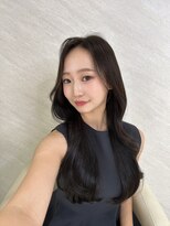 ミヨン 京橋店(miyon)&nbsp;韓国レイヤーカット×暗髪カラー×髪質改善