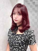 ジェム リット(GEM lit)&nbsp;《LUNA》ワインレッド/暖色カラー/ハイレイヤー/ワンホン