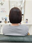 ツヤがきれいに見える大人ボブ