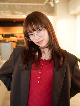 エルフレームバイワンラヴェスト(L'FLAME by one Lovest) 顔周りレイヤー/ダブルカラー/髪質改善/ケアブリーチ長野駅◆