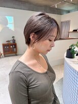 カケ(kake)&nbsp;ラベンダーグレージュ×乾かすだけで決まるくびれショート