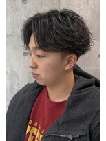 メンズアンダーバーホワイト 南海難波店(Men's _WHITE)&nbsp;フェザーパーマ