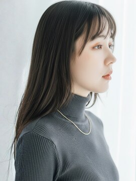 デバイス バイ フレイムス 越谷(DEVICE by Frames) 清楚系大人ストレート20代30代40代◎前髪あり艶髪ロングヘア越谷