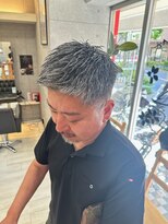 ヘアー ラボ エムツー(hair lab m2)&nbsp;メンズショート×ハリウッドブロウ | メンズ眉毛