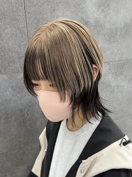ギーク(Geek) 【Geek春日井】ミニウルフ×アンブレラカラー《担当　篠原》