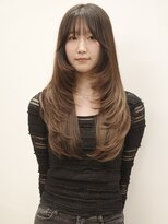 ウィム(wim)&nbsp;《重さを残して軽やか》ロングレイヤー/ザクザクレイヤー