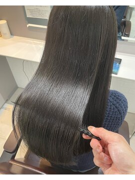 レオネ 梅田 中津店(Leone) 梅田/中津 髪質改善 ツヤ髪ダークロング