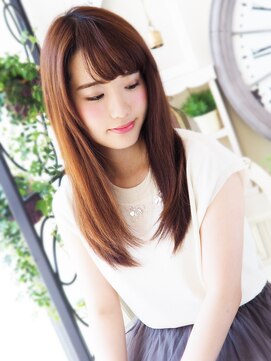 ヘア ジュレ ドゥ(hair jurer deux) 【ヘアジュレドゥ古居】 キュートで可愛いストレートセミディ☆