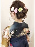 【neolivekuta町田】卒業式　袴着付け　ヘアセット　302