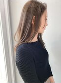 nude仲井【ブリーチなし】【ラベンダーベージュ】ミディアムヘア