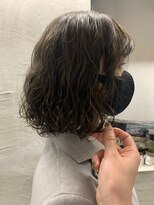 ロイジー(roijir) 【roijir 表参道】プードル風パーマ☆アッシュグレージュ