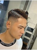 東京barber日本橋フェード外国人風スタイル