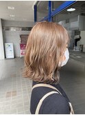 20代30代40代_くびれヘア_ロブ_ベージュ【横浜】ryota_hair