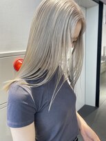 ゲーム 原宿店(GAME)&nbsp;ダブルカラー/ケアブリーチ/ミルクティーベージュ/ウルフ/原宿