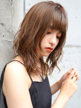 ラフィス ヘアー ピーチ 岡山店(La fith hair peach) 【La fith】ニュアンスカラー×セミディ