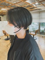 クラップス 上大岡(CLAPS)&nbsp;オリーブグレー/くすみカラー/ハンサムショート/【1ブリーチ】