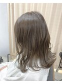 【代官山美容室】グレージュ☆ロングボブ
