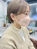 キートス 高知店(kiitos)&nbsp;◯ミルクティーベージュX耳かけコンパクトショート