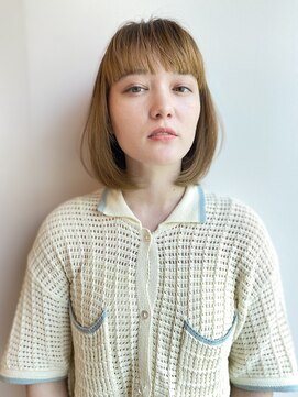 ウィクシーミミ 栄矢場町店(wixy mimi) 【wixy mimi/栄 矢場町】ぱっつん前髪が可愛いボブ