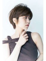 シェル 吉祥寺(shell)&nbsp;くびレイヤーエモージュグレージュカラーくびれショート/吉祥寺