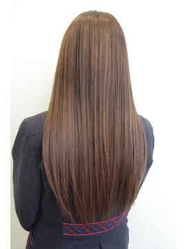 イロン(iroN) 30代女性　艶カラー×ピンクベージュ