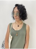 外国人風ボブパーマ