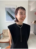 お呼ばれボブアレンジ