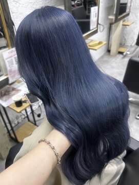 リア(riah) ダブルカラーミルクティーベージュレイヤーカット韓国ヘア