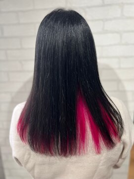 ビスイル 秋葉原店(Vis ill) くびレイヤーエモージュピンクベージュマチルダボブミディ前髪