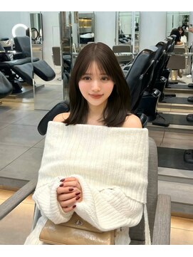 ラル 立川(lar) アーモンドミディ_イメチェン美髪外ハネボブホワイトブロンド