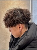 プードル風強め波巻き