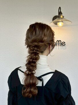 フェイム(FaMe) ヘアセット×あみおろし